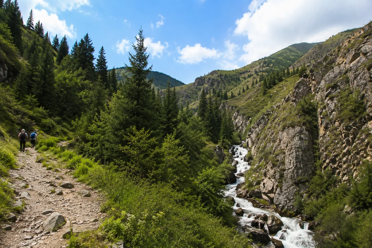 Ущелье Бутаковка, водопад