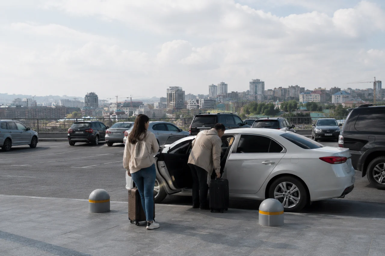 Автомобиль для трансфера из аэропорта Алматы