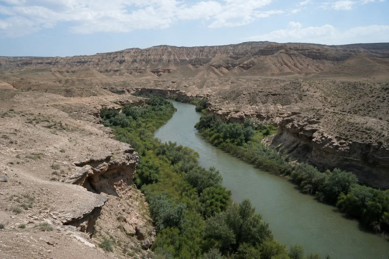 Панорама каньона Темирлик