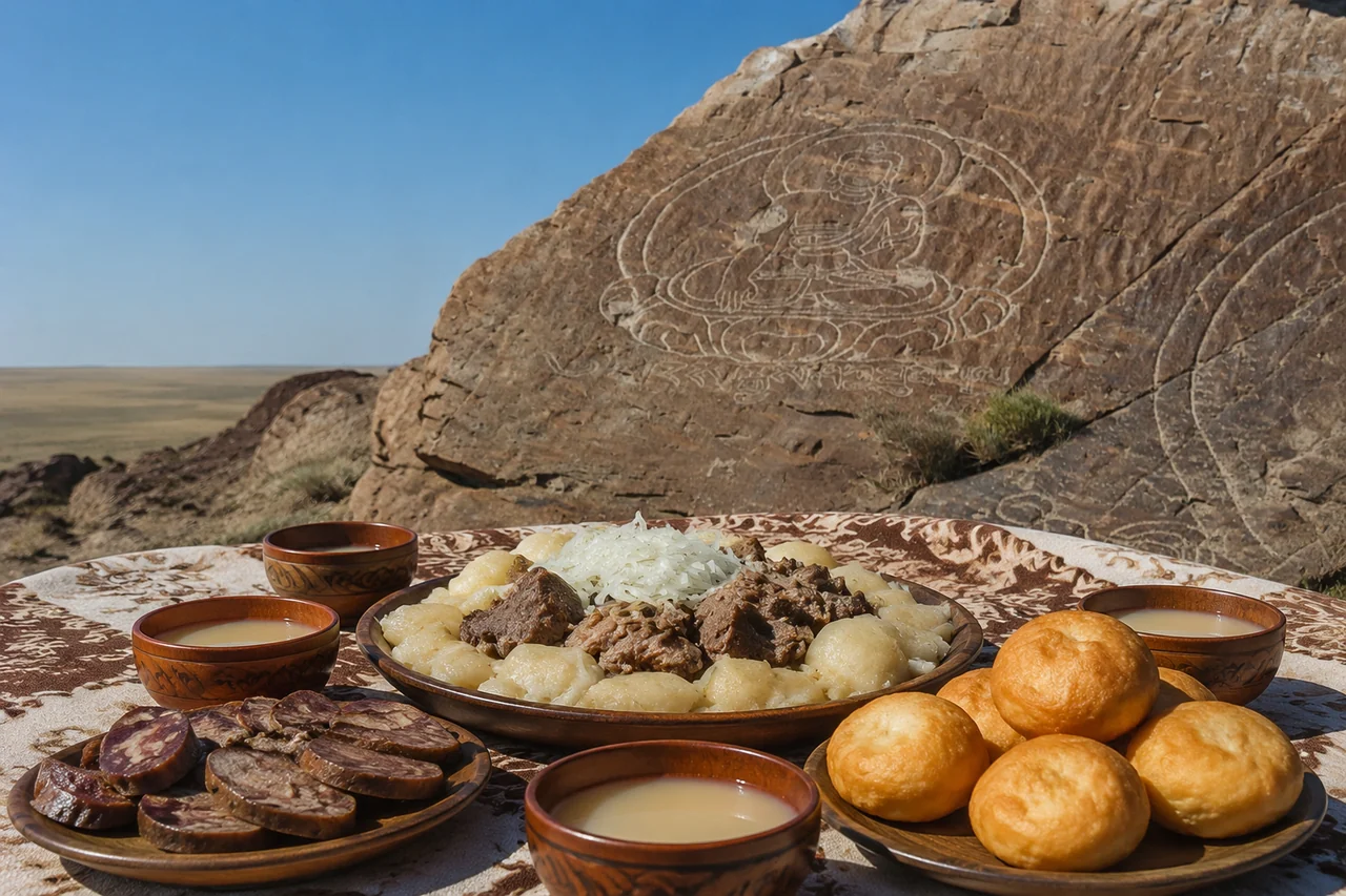 Дегустация казы и кумыса