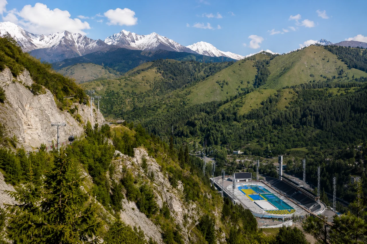 Плато Кок-Жайляу панорама гор