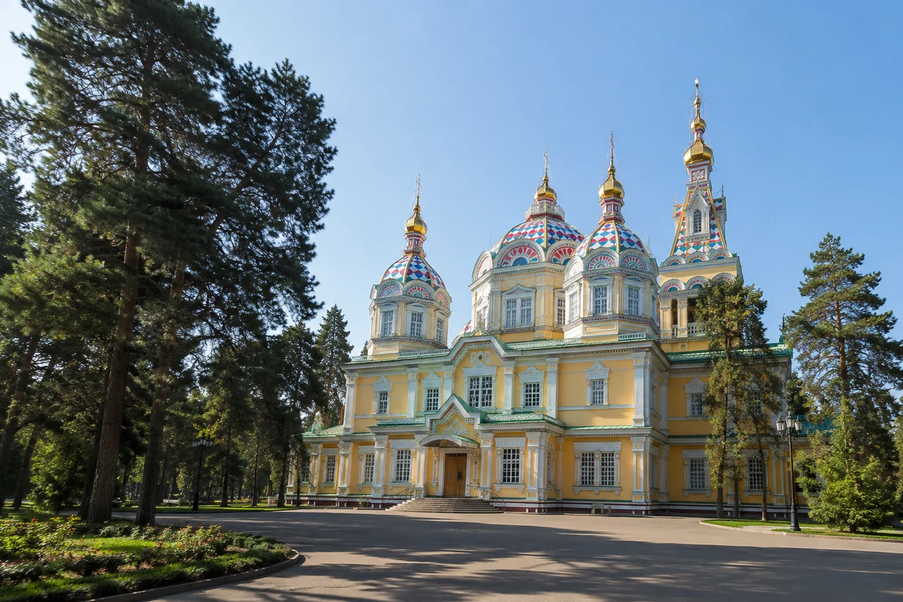 Вознесенский собор в парке Панфилова