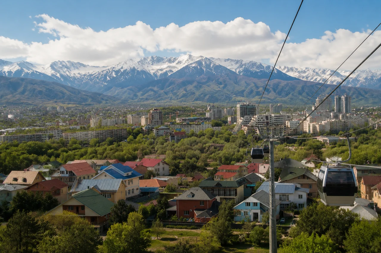 Канатная дорога на Шымбулак