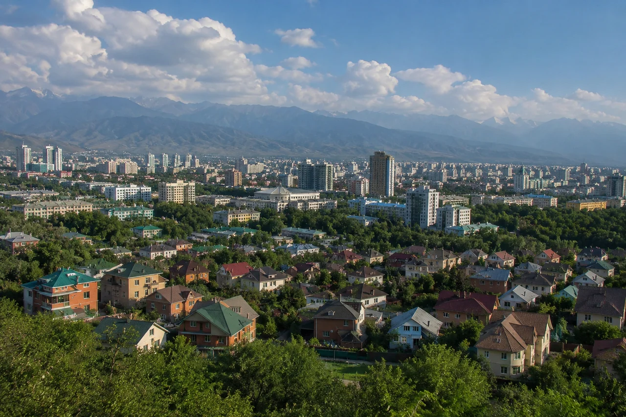 Панорама Алматы с Кок-Тобе