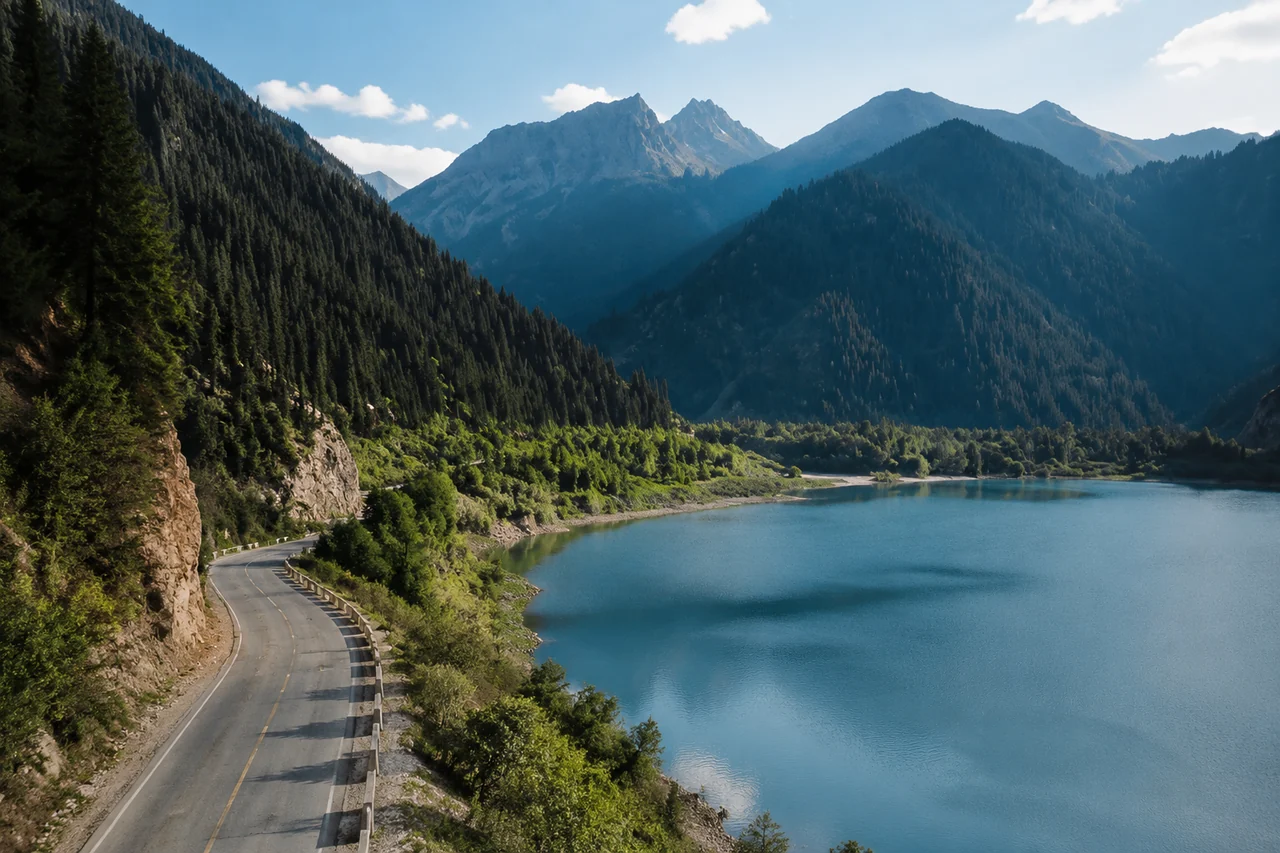 Панорама Иссыкского ущелья