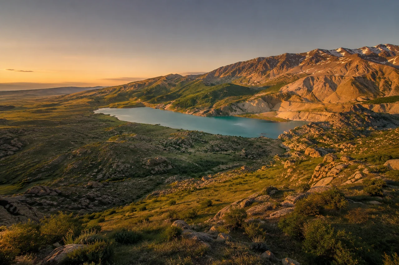 Панорама гор Заилийского Алатау