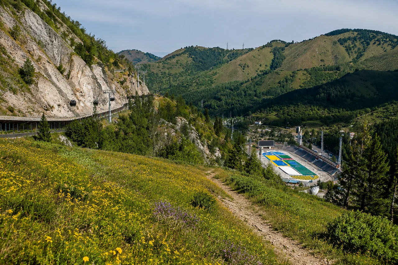 Горная тропа на Шымбулаке