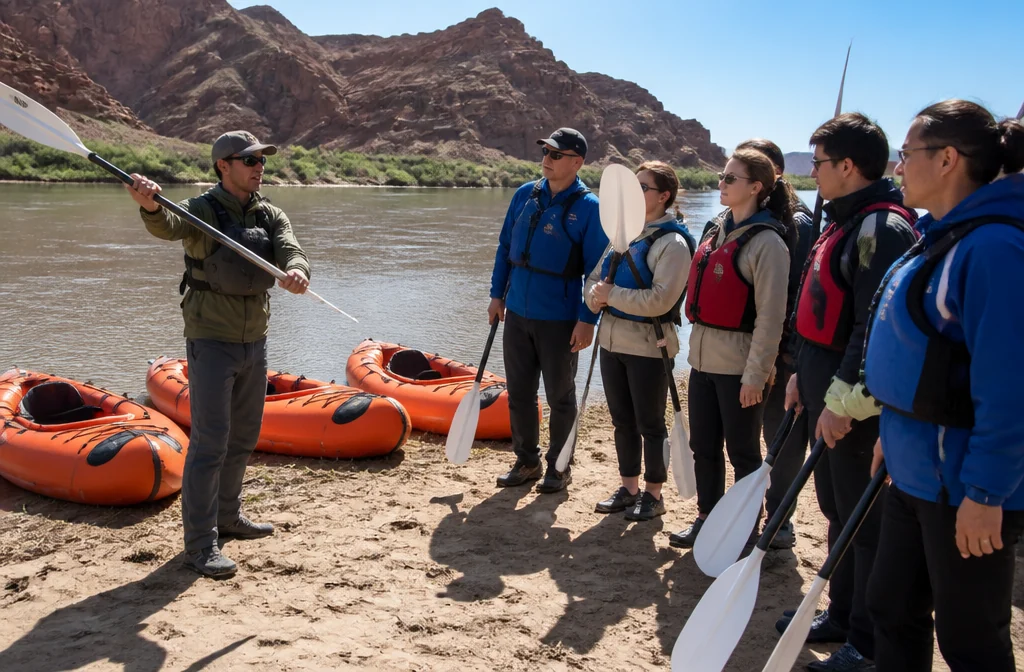 Іле өзенімен пакрафтпен жүзу алдындағы нұсқаулық