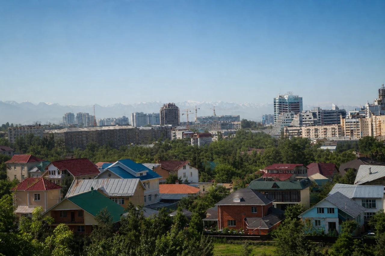 Бишкек центр города прибытие